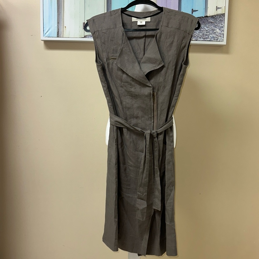 Gerard Darel Linen Dress Size 36